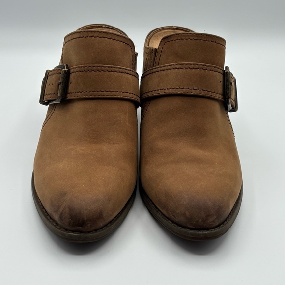 Vionic Cheyenne Mules Clog 9 Wide Bootie Brown Suede - Picture 3 of 10